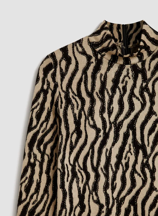 The Kooples Jacquard Leopard-Print Sweater