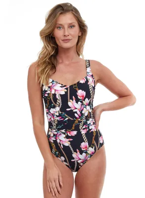 Profile by Gottex - Floral Print One-Piece Swimsuit