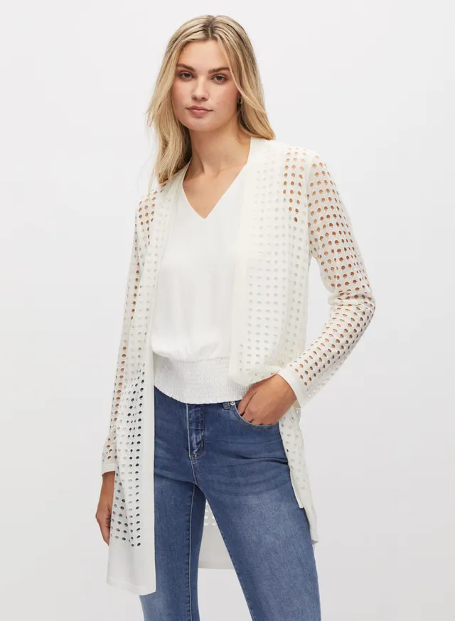 Melanie Lyne Open Weave Cardigan