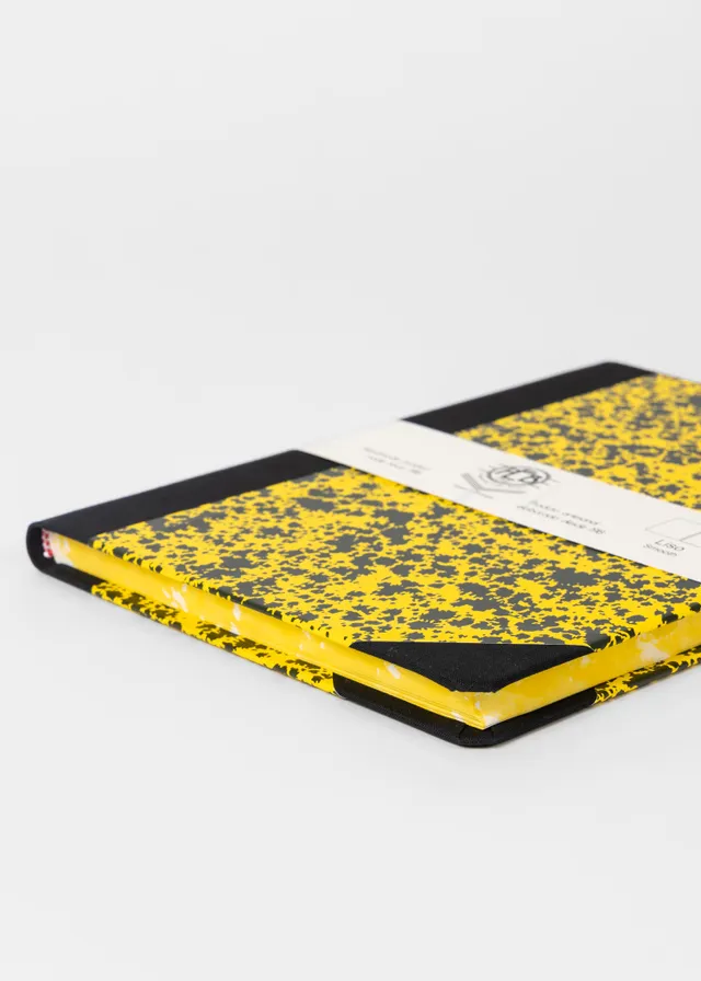 Paul Smith Yellow 'Cloud' A5 Unlined Notebook By Emilio Braga