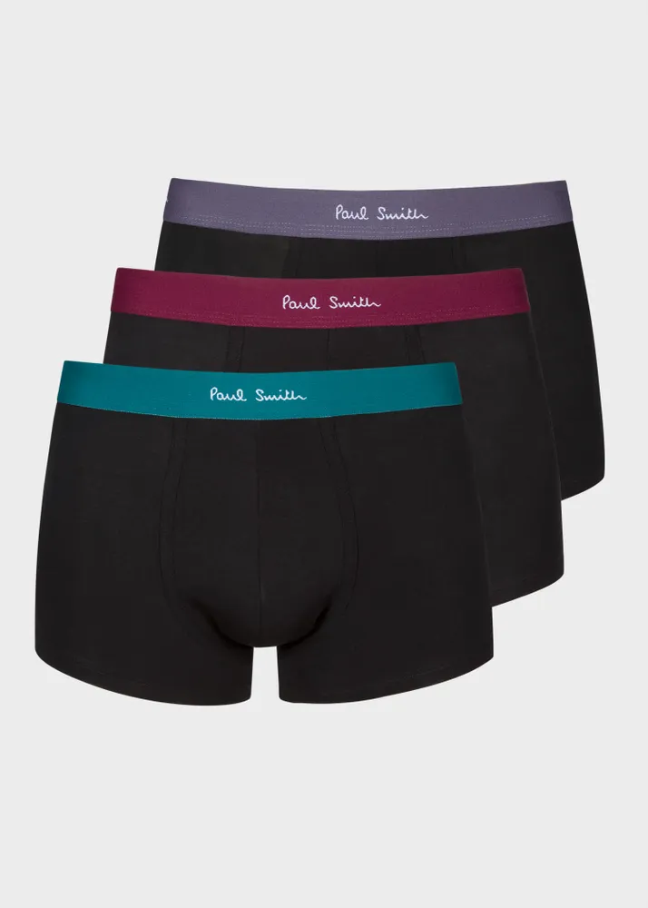 Three-pack of pure cotton boxer briefs