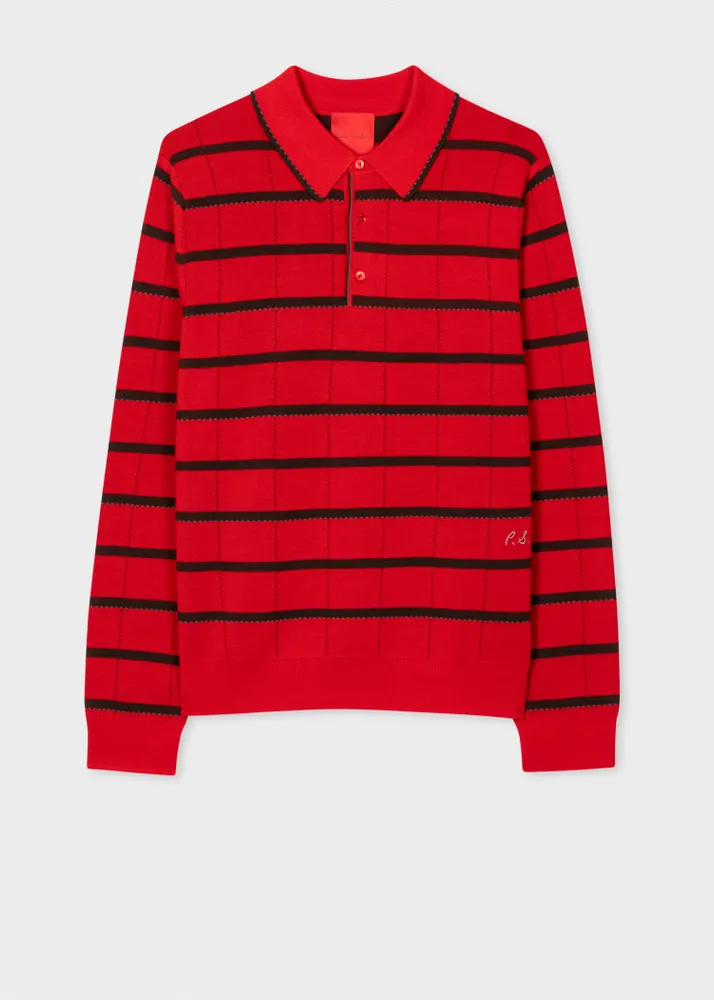 paul smith red polo shirt