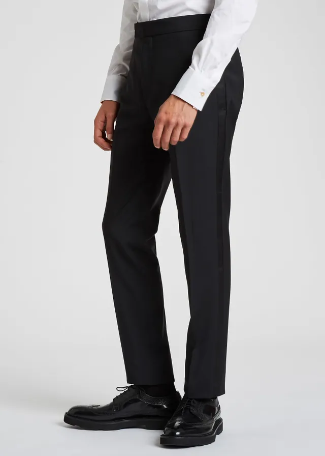 PS Paul Smith | Slim Diamond Spot Suit Trousers | Blue | House of Fraser