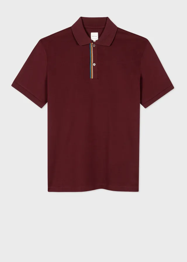 MAKLINT KNITTED POLO SHIRT XL Burgundy Regular