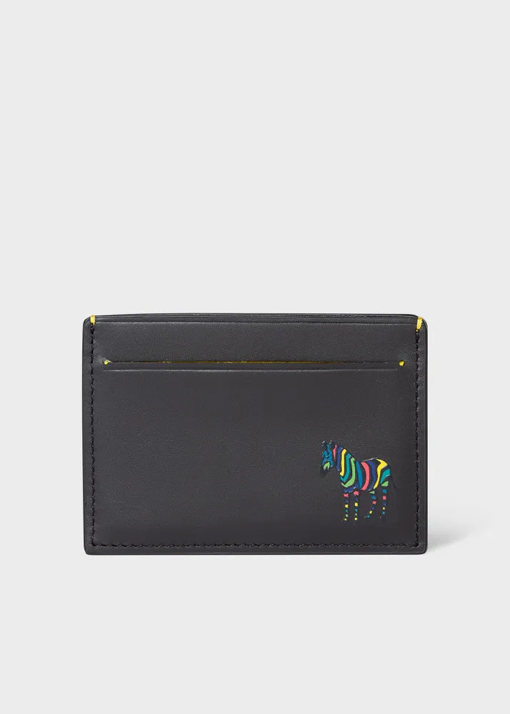 Paul Smith Zebra Credit Card Holder 79 Black (O/S)