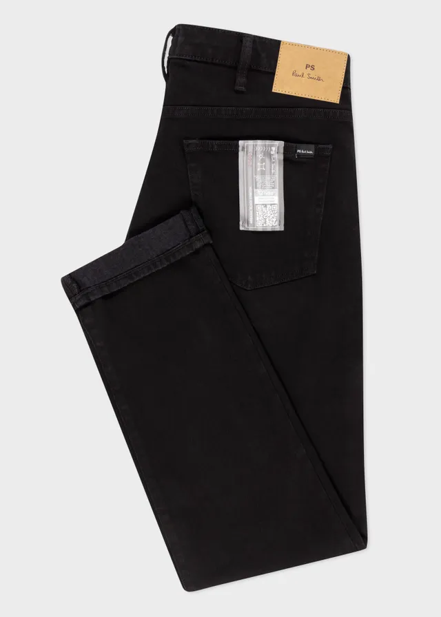 Slim-Fit Black 'Organic Stretch' Jeans