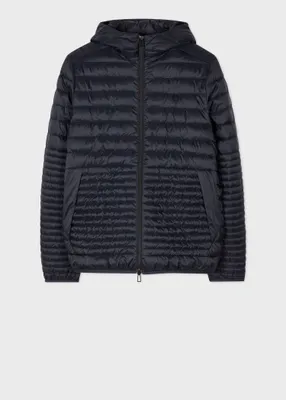 PS Paul Smith Navy Recycled Wool-Blend Double-Face Work Jacket