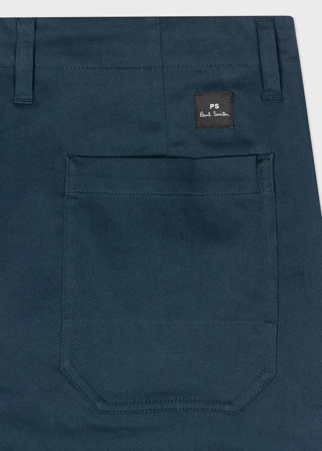 PS Paul Smith Green Stretch-Cotton Work Pants