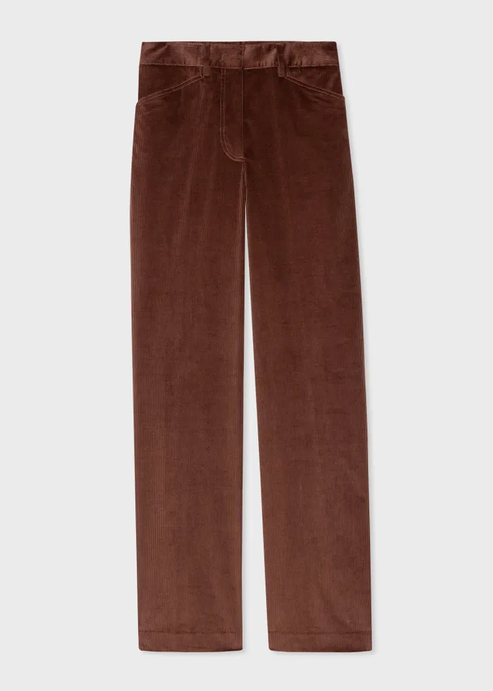 Buy Joules Calla Cord Tapered Leg Trousers from the Joules online shop