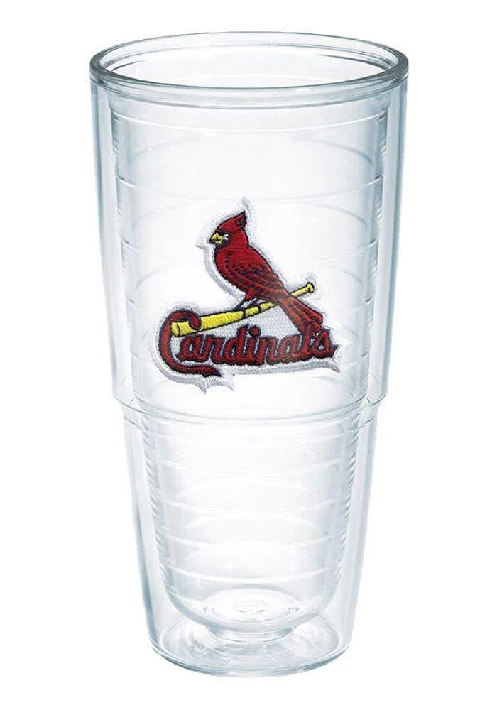St Louis Cardinals 24oz Primary Logo Tumbler - Red