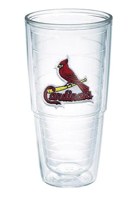 St Louis Cardinals 24oz Primary Logo Tumbler - Red