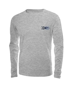 RALLY Grey Home Town Long Sleeve T Shirt