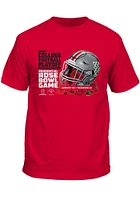 Ohio State Buckeyes Red 2024 College Football Playoffs Quarter Finals Bound Short Sleeve T Shirt