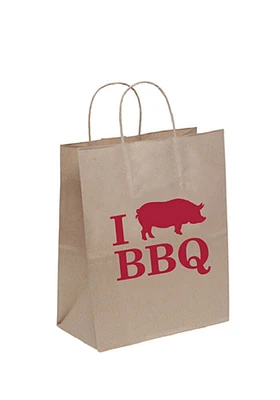 10x13 Brown Eco Brown Gift Bag