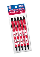 Nebraska Cornhuskers 5 Pack Click Pen