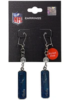 Indianapolis Colts Frosted Bead Womens Earrings