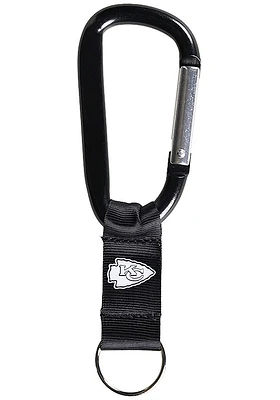 Kansas City Chiefs Blackout Carabiner Keychain