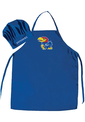 Kansas Jayhawks Hat and Apron Set BBQ Apron