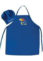 Kansas Jayhawks Hat and Apron Set BBQ Apron