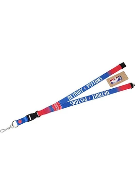 Detroit Pistons Crossover Lanyard