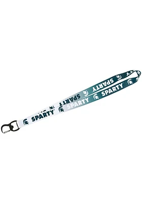 Michigan State Spartans Ombre Lanyard - Green