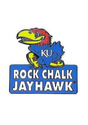 Kansas Jayhawks Souvenir Slogan Pin - Red