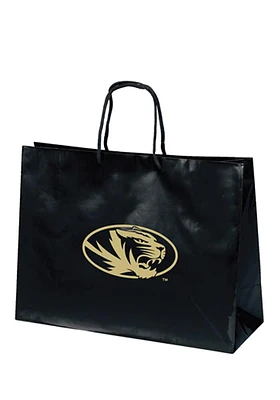 Missouri Tigers 16x12 Black Large Metallic Black Gift Bag