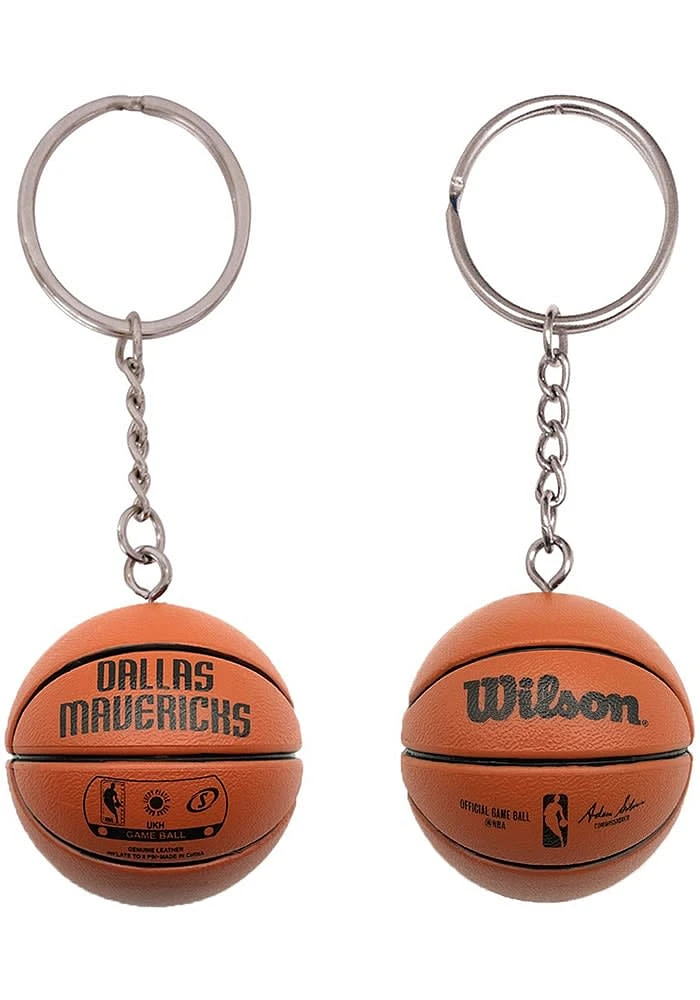 Dallas Mavericks Basketball Keychain - Blue