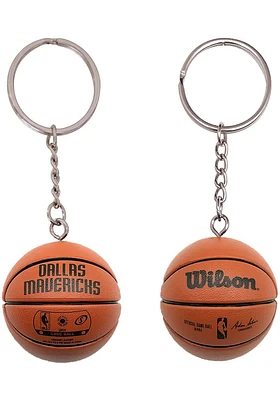 Dallas Mavericks Basketball Keychain - Blue