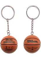Dallas Mavericks Basketball Keychain - Blue