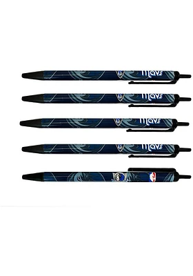 Dallas Mavericks 5 Pack Pen Set - Blue