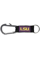 LSU Tigers Carabiner Keychain