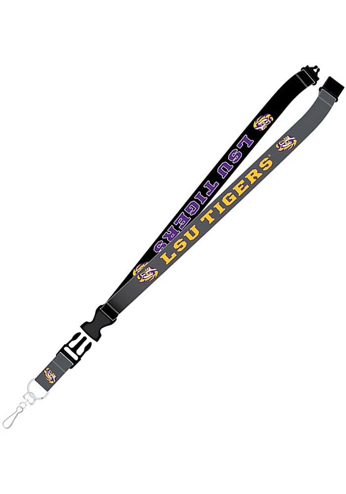 LSU Tigers Reverse Pop Lanyard