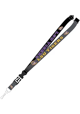 LSU Tigers Reverse Pop Lanyard