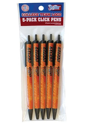 Oklahoma State Cowboys 5pk Click Pen Set - Orange