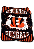 Cincinnati Bengals Lightning Raschel Blanket