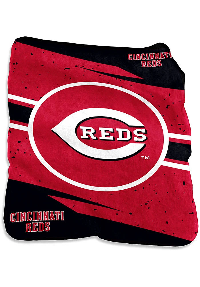 Cincinnati Reds Circle Raschel Blanket