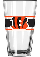 Cincinnati Bengals 16oz Stripe Pint Glass