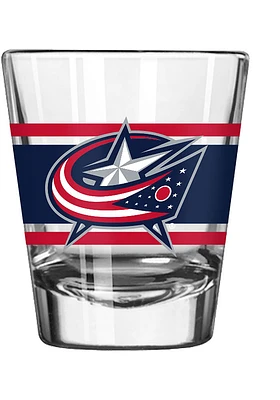 Columbus Blue Jackets 2oz Stripe Shot Glass