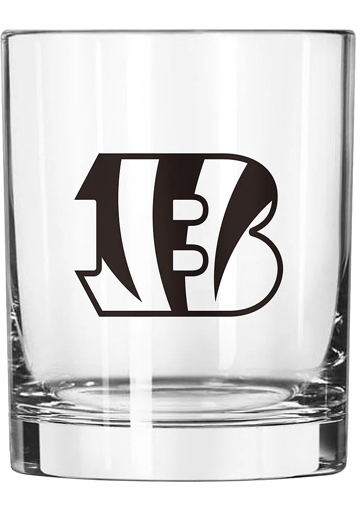 Cincinnati Bengals 14oz Gameday Rock Glass - Black