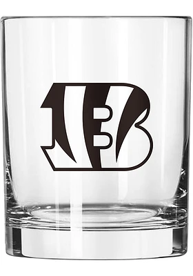 Cincinnati Bengals 14oz Gameday Rock Glass - Black