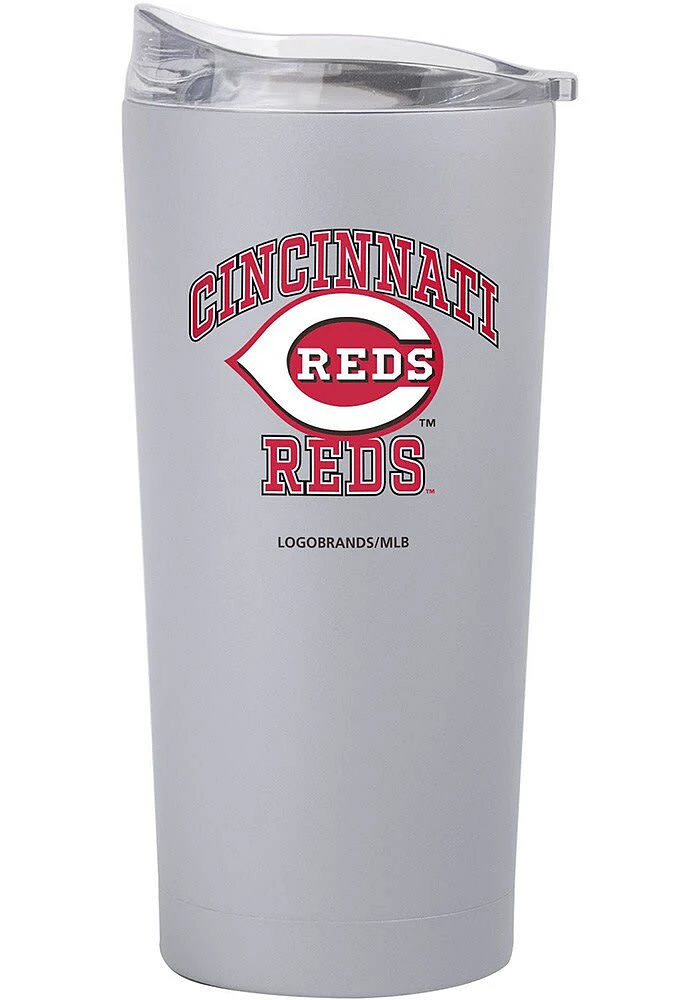 Cincinnati Reds 20oz Athletic Stainless Steel Tumbler - Grey