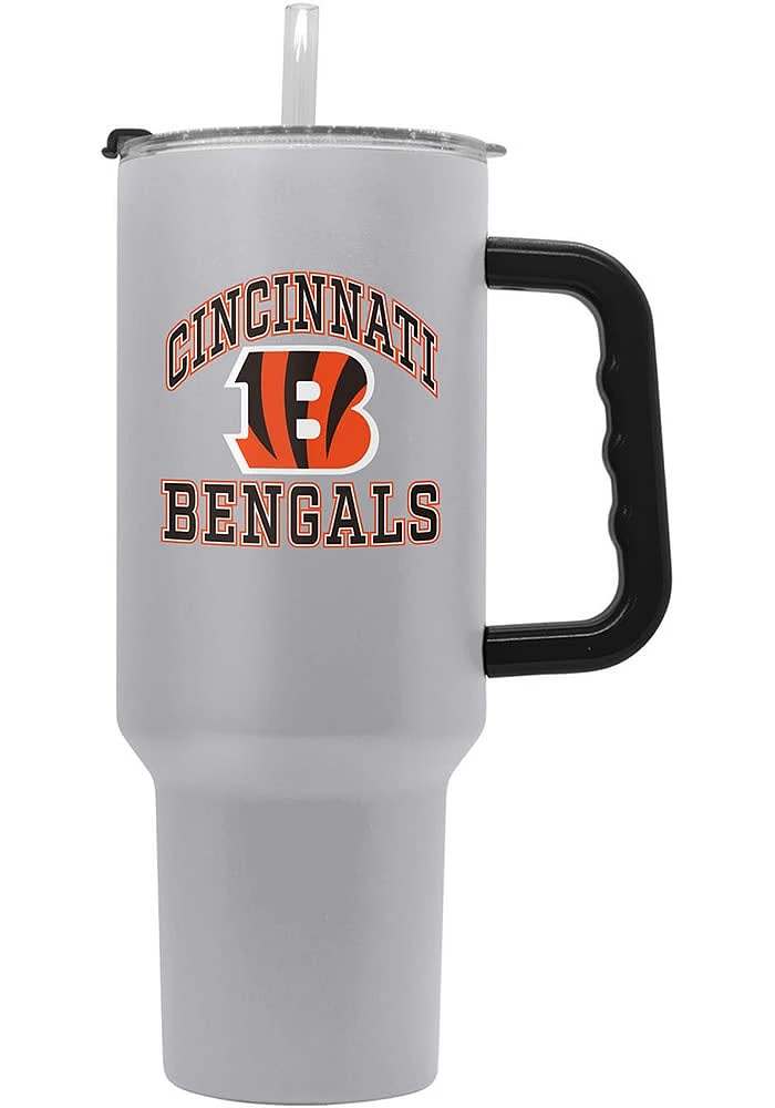 Cincinnati Bengals 40oz Athletic Stainless Steel Tumbler - Grey