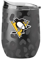 Pittsburgh Penguins 16oz Leopard Powder Coat Stainless Steel Stemless -
