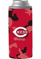 Cincinnati Reds 12oz SS Camo Slim Stainless Steel Coolie