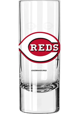 Cincinnati Reds 2.5oz Satin Etched Shot Glass