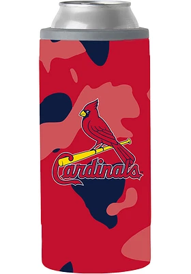 Logo Brands St Louis Cardinals 12oz SS Camo Slim Stainless Steel Coolie