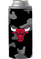Logo Brands Chicago Bulls 12oz SS Camo Slim Stainless Steel Coolie