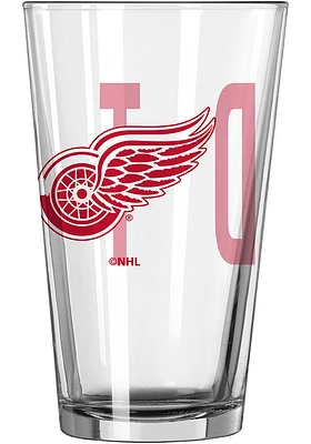 Detroit Red Wings 16 OZ Overtime Pint Glass - Red