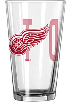 Detroit Red Wings 16 OZ Overtime Pint Glass - Red